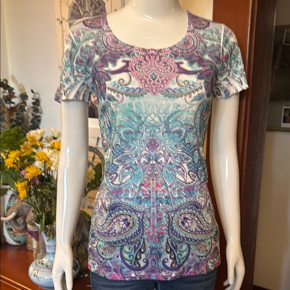 Style & Co. Tops - NWT Style&Co size small Paisley Print Women's Top soft